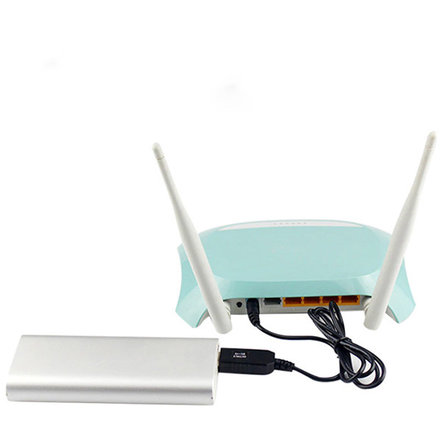 Кабель питания Linktech для wi-fi роутера от павербанка 5V USB to DC 5 ...