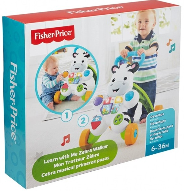 Interaktywny chodzik Fisher-Price Zebra (F-DPL53) - obraz 6