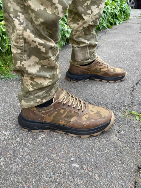 Мужские кроссовки из нубука (3200-1) 40 VZUTIK Коричневый (2000002244509) - изображение 2