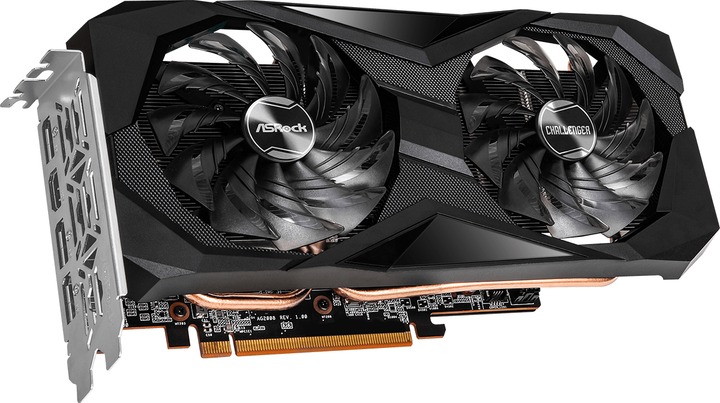ASRock PCI-Ex Radeon RX 7600 Challenger OC Edition 8GB GDDR6 (128bit) (2695/18000) (1 x HDMI, 3 x DisplayPort) (RX 7600 CL 8GO) - изображение 2