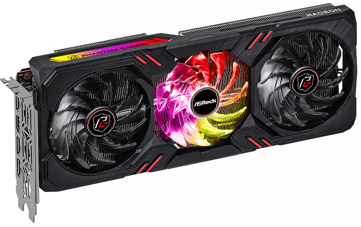 ASRock PCI-Ex Radeon RX 7600 Phantom Gaming OC 8GB GDDR6 (128bit) (2755/18000) (1 x HDMI, 3 x DisplayPort) (RX7600 PG 8GO) - изображение 2