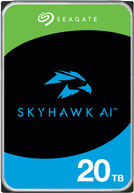Жесткий диск Seagate SkyHawk Al HDD 20TB 7200rpm 256MB ST20000VE002 3.5 ...