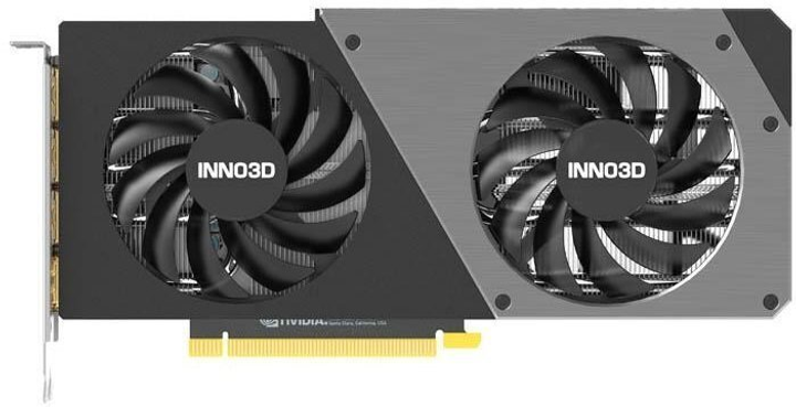 INNO3D PCI-Ex GeForce RTX 4060 Ti Twin X2 8GB GDDR6 (128bit) (2535/18000) (1 х HDMI, 3 x DisplayPort) (N406T2-08D6-171153N) - изображение 1