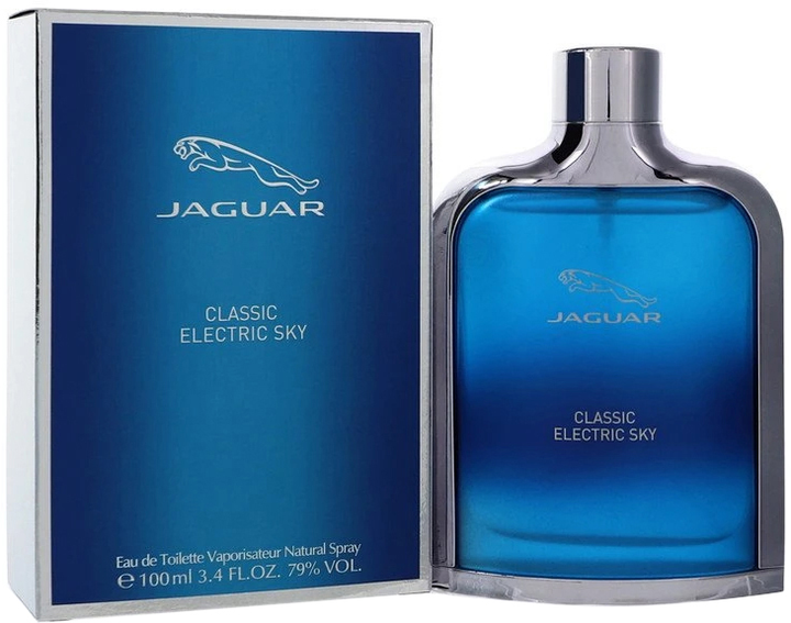 Woda toaletowa Jaguar Classic Electric Sky EDT M 100 ml (7640171193366) - obraz 1