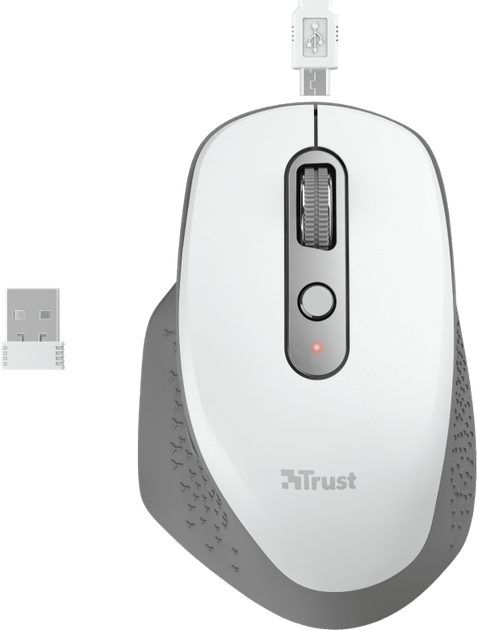 Мышь Trust Ozaa Wireless White (24035) - изображение 2