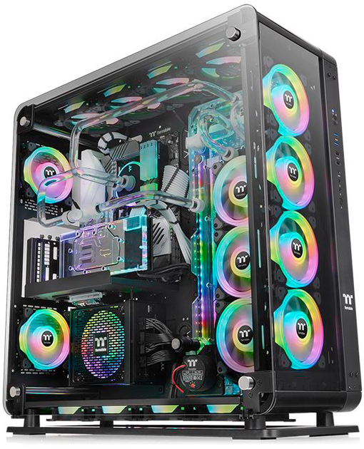 Корпус Thermaltake Core P8 Tempered Glass Full Tower Chassis Black (CA ...