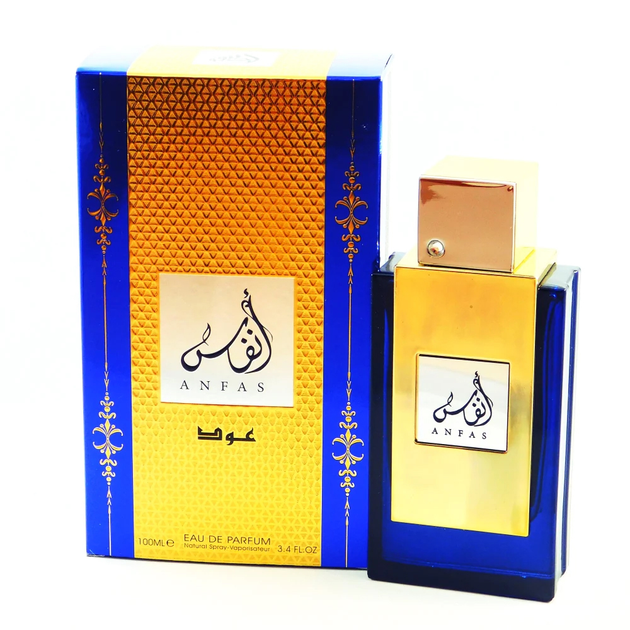 Woda perfumowana Lattafa Anfas Oud EDP M 100 ml (6423080612187) - obraz 1