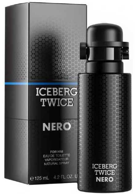 Woda toaletowa Iceberg Twice Nero EDT M 125 ml (8057714450333) - obraz 1