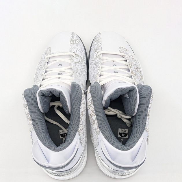 Buty do koszykówki męskie za kostkę Nike Air Jordan Dub Zero 311046-107 44 (10US) 28 cm Szare (196154183437) - obraz 5