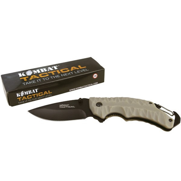 Нож Kombat UK Gator Lock Knife LGSS-E985 Бежевый (1000-kb-lgsse985-coy) - изображение 2