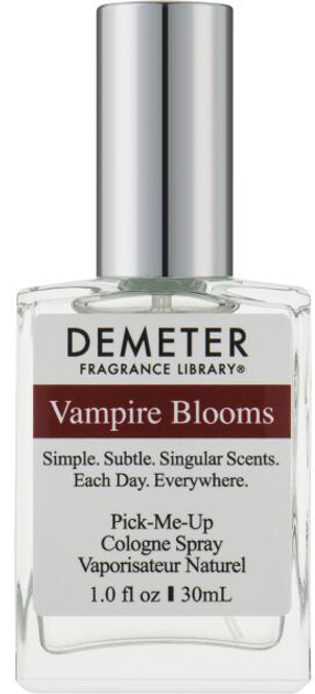 Woda kolońska unisex Demeter Fragrance Library Vampire Bloom EDC U 30 ml (648389512372) - obraz 1