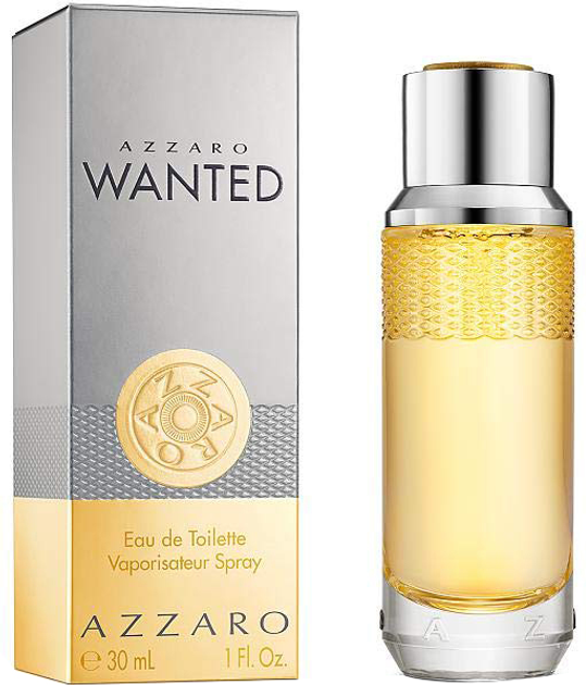 Woda toaletowa Azzaro Wanted EDT M 30 ml (3351500011971) - obraz 1