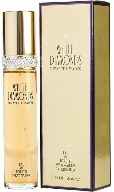 Woda toaletowa Elizabeth Taylor White Diamonds EDT W 50 ml (719346022712) - obraz 1