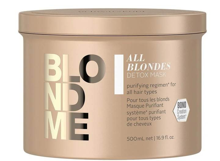 Maska Schwarzkopf Professional BlondMe All Blondes Detox do wszystkich rodzajów włosów rozjaśnianych 500 ml (4045787641158) - obraz 1