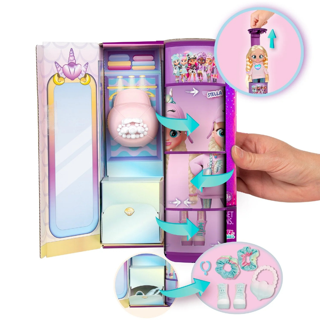 Лялька IMC Toys Cry Babies IMC904330 Bff Стелла 20 см (8421134904330) - зображення 8