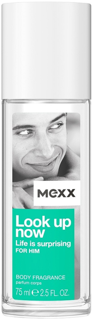 Парфумований дезодорант для чоловіків Mexx Look Up Now For Him DSP M 75 мл (3614226765673) - зображення 1