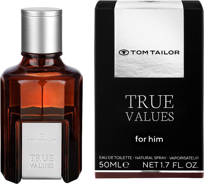 Woda toaletowa męska Tom Tailor True Values For Him EDT M 50 ml (4051395192166) - obraz 1