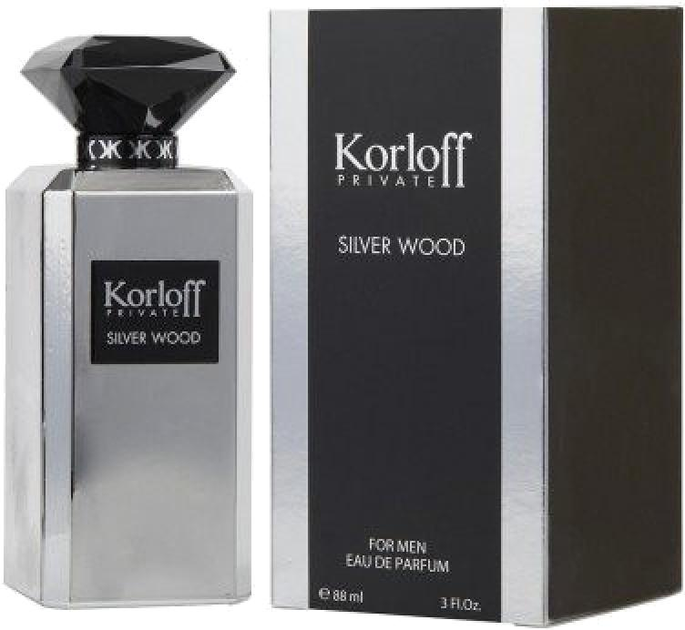 Woda perfumowana Korloff Paris Private Silver Wood EDP M 88 ml (3760251870070) - obraz 1