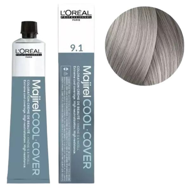 Farba do włosów L´Oréal Professionnel Majirel Cool Cover 9.1 kremowa 50 ml (3474630575639) - obraz 1