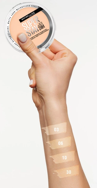 Пудра для обличчя Maybelline New York Super Stay 24h Hybrid 30 матуюча 9 г (3600531666651) - зображення 4