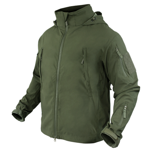 Софтшелл куртка без утепления Condor SUMMIT Zero Lightweight Soft Shell Jacket 609 X-Large, Олива (Olive) - изображение 1