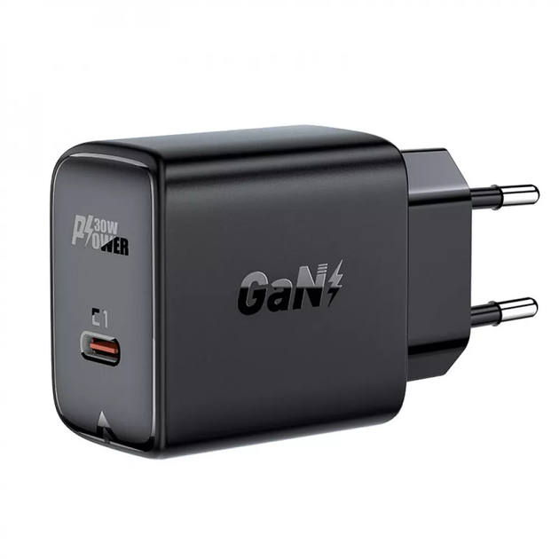Зарядное устройство СЗУ Acefast A21 GaN 30W Type-C black AFA21B - изображение 2