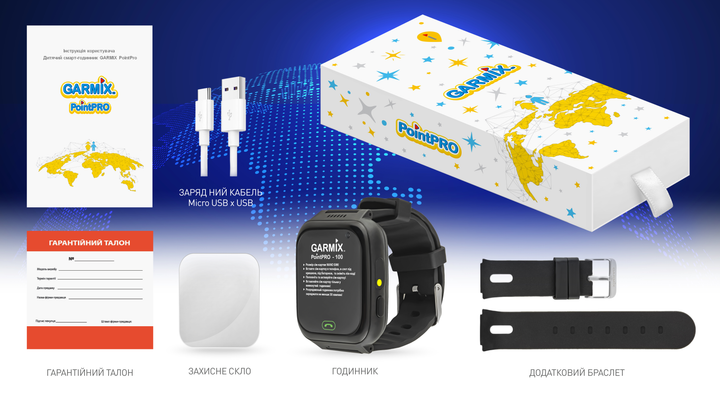 Детские смарт-часы Garmix PointPRO 100 Black (1002330) - изображение 4