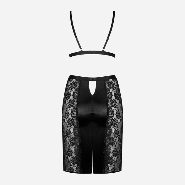 Комплект (бюстгальтер + юбка) Obsessive Blanita L/XL Чорний (5901688233528) - зображення 6