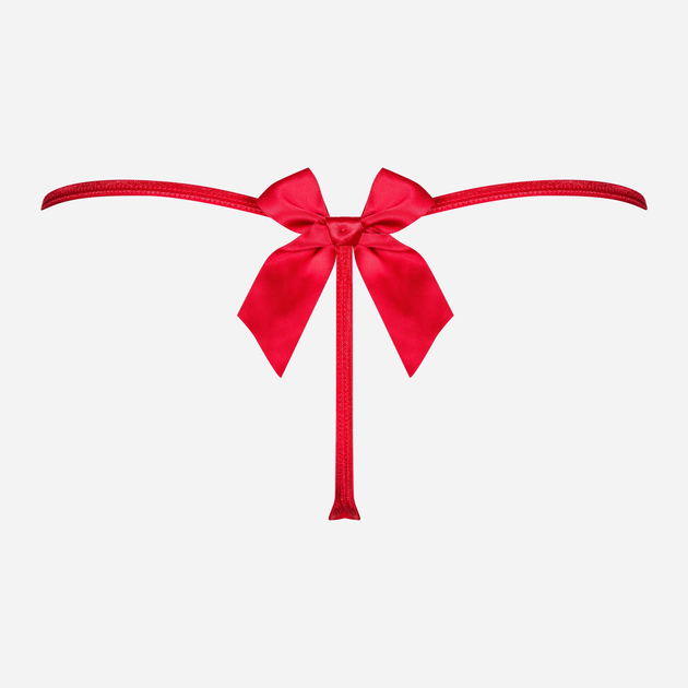 Stringi Obsessive Giftella L/XL Czerwone (5901688225660) - obraz 6