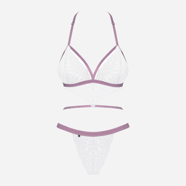 Боді Obsessive Lilyanne L/XL Біле (5901688231395) - зображення 5