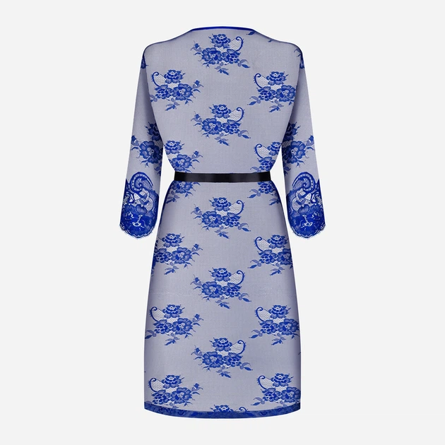 Peniuar Obsessive Cobaltess S/M Niebieski (5901688234464) - obraz 6