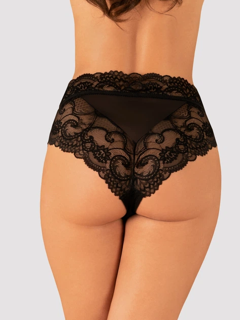 Трусики-сліпи Obsessive Elizenes L/XL Чорні (5901688234419) - зображення 2