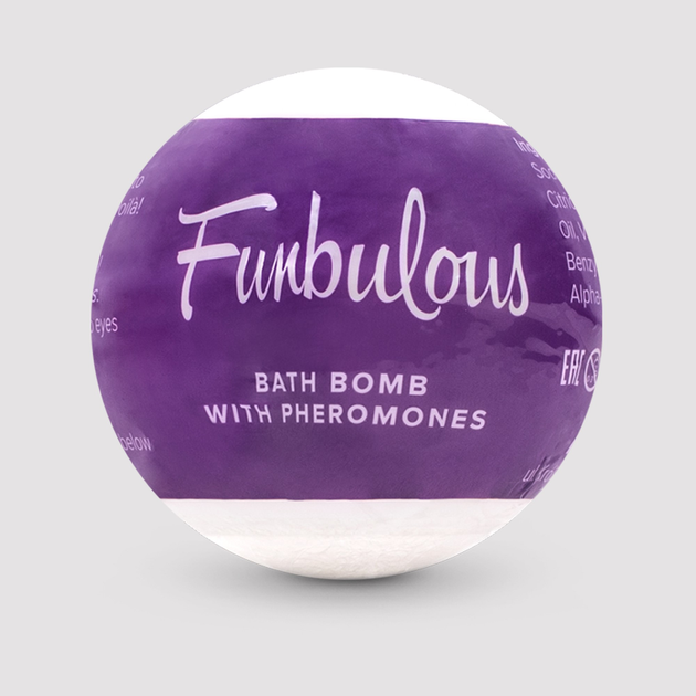 Бомбочка для ванни Obsessive Fun 100 г Фіолетова (5901688220634) - зображення 1