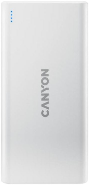 УМБ Canyon Powerbank 10000 mAh PB-106 White (CNE-CPB1006W) - зображення 1