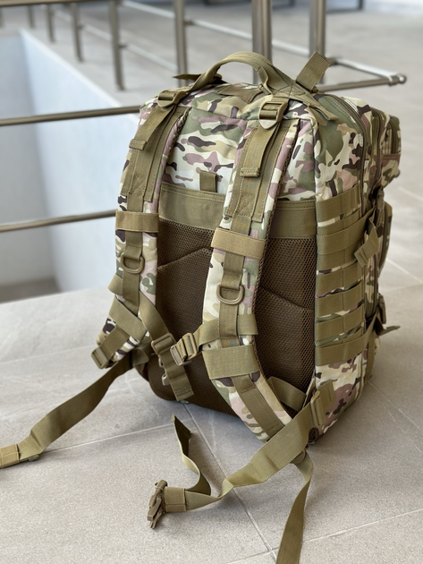 Тактичний рюкзак штурмовий Tactic військовий рюкзак на 40 літрів Мультикам (Ta40-multic) - зображення 2