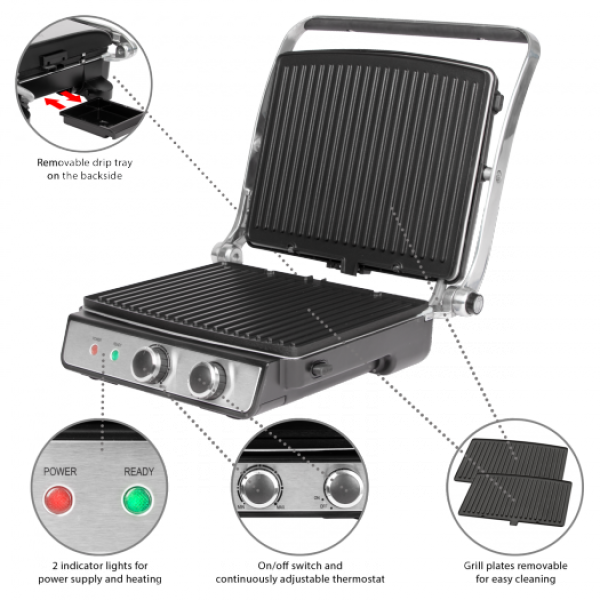 Гриль электрический Profi Cook PC-KG 1029 - изображение 4