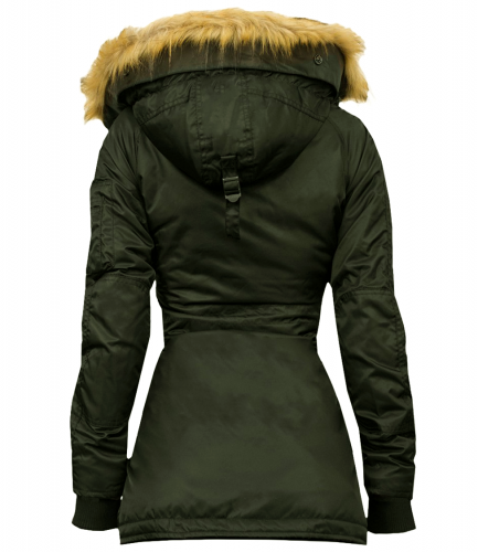 Парка Miss Top Gun Fitted Nylon N-3B Parka XL Olive TGJ1574OXL - зображення 2