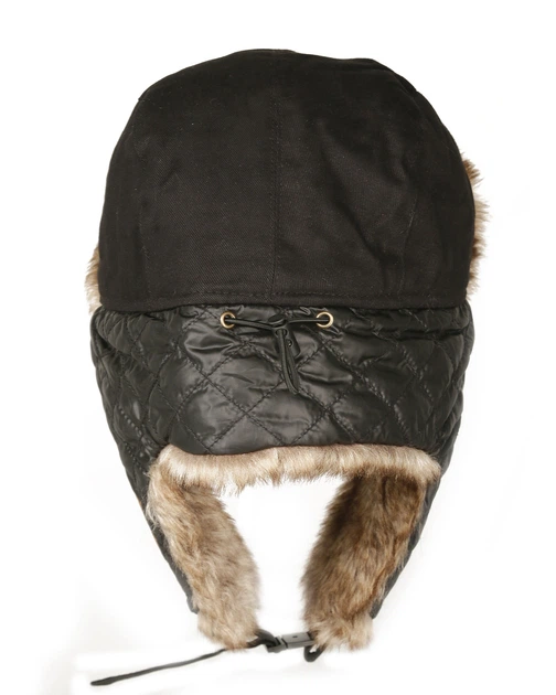 Зимова шапка Top Gun Checkered Winter Hat Black TGH1502 - Фото 4 Зимова шапка Top Gun Checkered Winter Hat Black TGH1502 - изображение 4