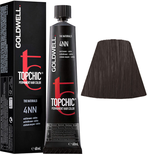 Farba Goldwell Topchic Hair Color 4NN 60 ml (4021609000167) - obraz 1