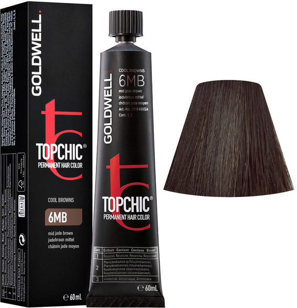 Фарба для волосся Goldwell Topchic Hair Color 6MB 60 мл (4021609000792) - зображення 1