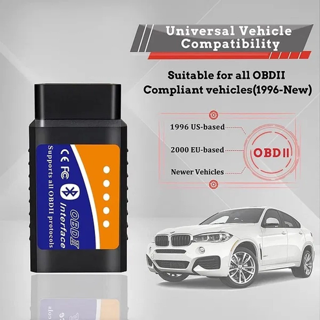 Автосканер ELM327 OBD2 Bluetooth для діагностики автомобілів ...