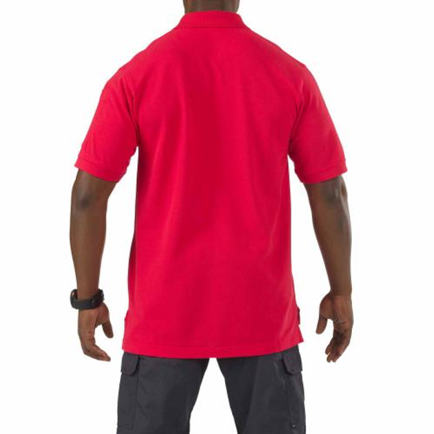 Футболка поло 5.11 Tactical Professional Polo - Short Sleeve 5.11 Tactical Range Red S (Червоний) - зображення 2
