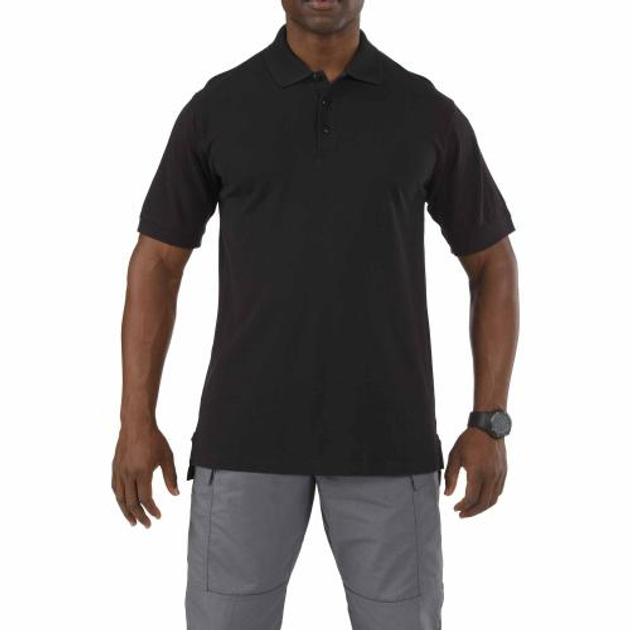Футболка поло 5.11 Tactical Professional Polo - Short Sleeve 5.11 Tactical Black M (Чорний) - зображення 1