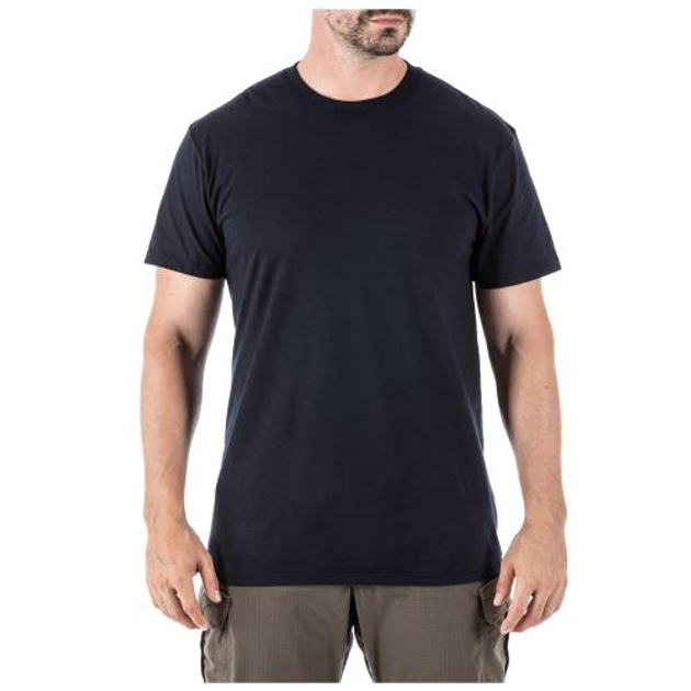 Футболка с коротким рукавом 5.11 Utili-T Crew - Three Pack (3 шт. в комплекте) 5.11 Tactical Dark Navy 2XL (Темно-синий) Тактическая - изображение 1