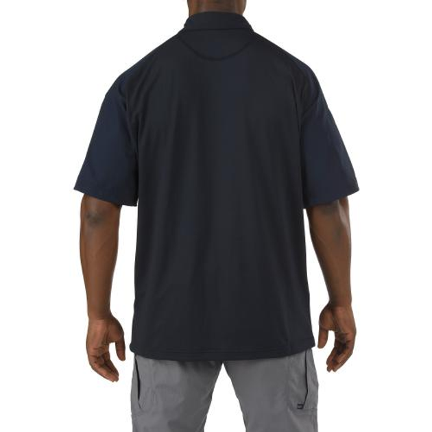 Футболка поло 5.11 Rapid Perfomance Polo - Short Sleeve 5.11 Tactical Dark Navy 3XL (Темно-синій) Тактична - зображення 2