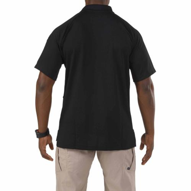 Футболка поло 5.11 Performance Polo - Short Sleeve Synthetic Knit 5.11 Tactical Black S (Черный) Тактическая - изображение 2
