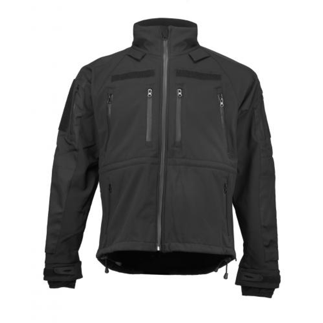 Демісезонна куртка Softshell Plus Sturm Mil-Tec Black 3XL (Чорний) Тактична - зображення 1