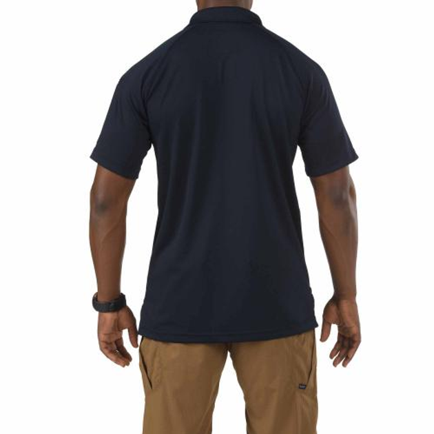 Футболка поло 5.11 Performance Polo - Short Sleeve Synthetic Knit 5.11 Tactical Dark Navy M (Темно-синій) - зображення 2