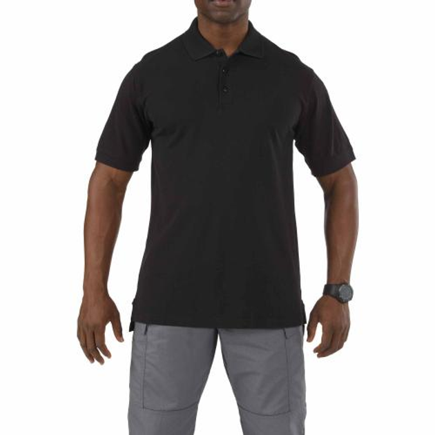 Футболка поло 5.11 Tactical Professional Polo - Short Sleeve 5.11 Tactical Black 3XL (Чорний) - зображення 1