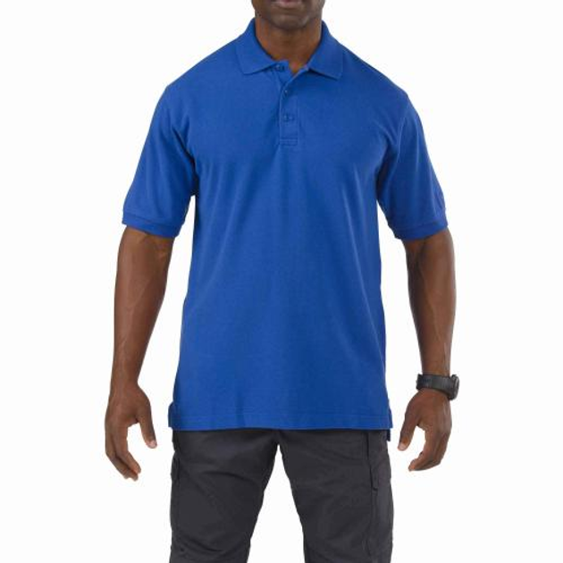 Футболка поло 5.11 Tactical Professional Polo - Short Sleeve 5.11 Tactical Academy Blue XS (Синий) Тактическая - изображение 1